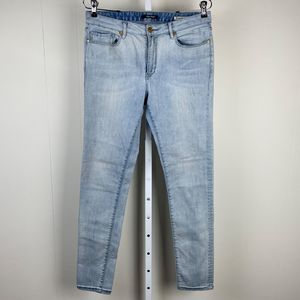 Chip Foster Jeans‎ Mid Rise Skinny Light Wash Denim Womens Size 30